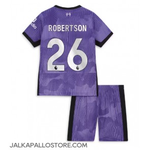 Liverpool Andrew Robertson #26 Kolmaspaita Lapsille 2023-24 Lyhythihainen (+ shortsit)